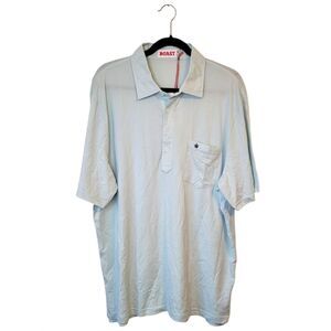 Boast Men’s Pale Blue Short-Sleeve Polo with Chest Pocket
